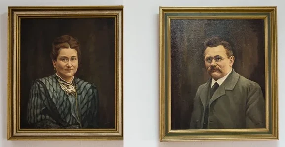 Die Firmengründer Elise und Woldemar Haubold